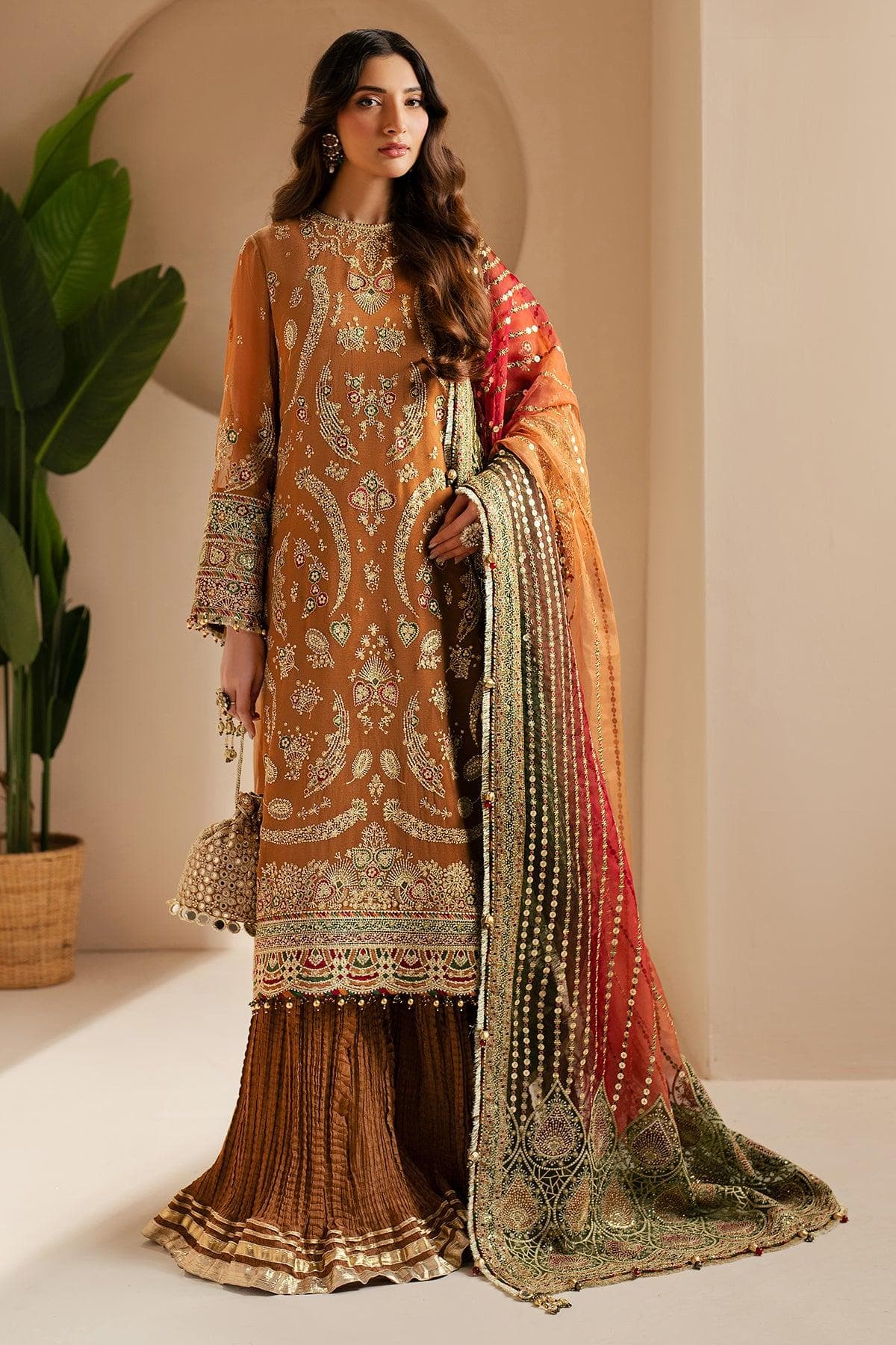 EMBROIDERED CHIFFON WF
